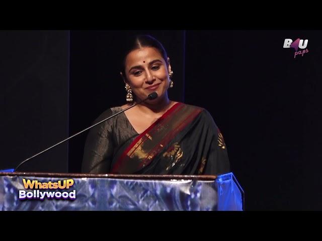 Vidya Balan Receives award at The Lata Deenanath Mangeshkar Awards | B4U Paps