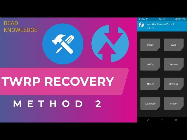 Twrp recovery install | How to Twrp recovery install | custom recovery and Twrp recovery any Android