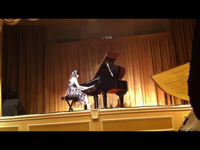 Kathy Liu played in a piano concert at Boynton Beach, FL