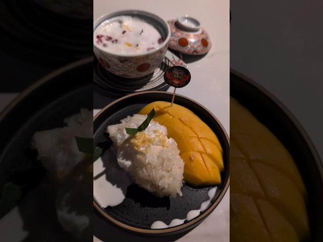 Mango Sticky Rice Dessert At Nong & Jimmy Thai BBQ Seafood Restaurant At Imbi Kuala Lumpur