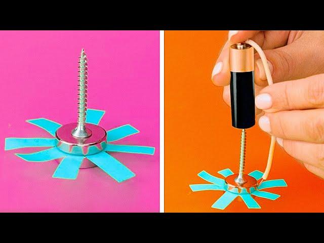 24 EXCELLENT MAGNET experiments and hacks you can try at home