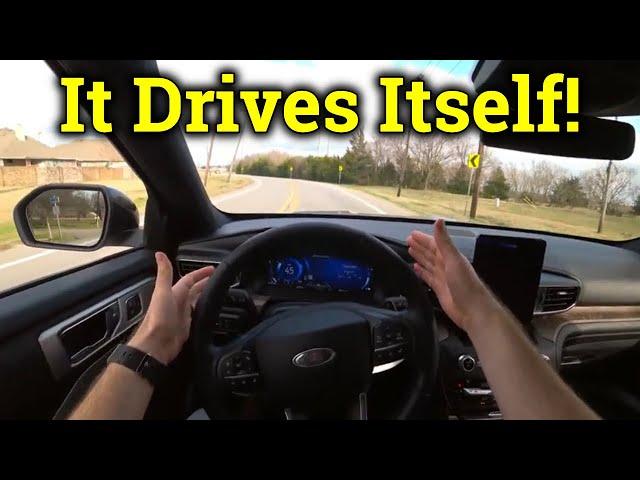 The 2020 Ford Explorer Practically Drives and Parks Itself! | Ford Co-Pilot360 & Safety Demo