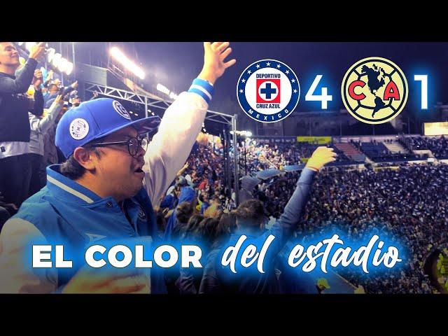 GOLEADA AL AME || EL COLOR DEL ESTADIO || CRUZ AZUL VS AMÉRICA JORNADA 6 || APERTURA 2024