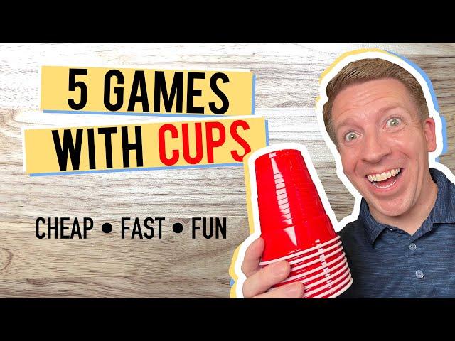 5 Quick Cup Games in 3 Minutes | Youth Group Games