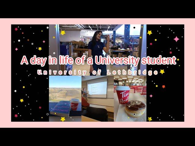 University of lethbridge student  - a day with me | vlog 31| vlog