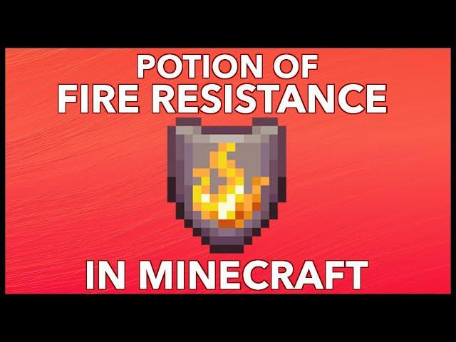 Minecraft Potion Of Fire Resistance Explained