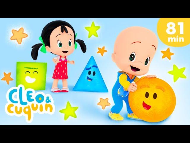 The Shapes Song and more Nursery Rhymes by Cleo and Cuquin | Children Songs