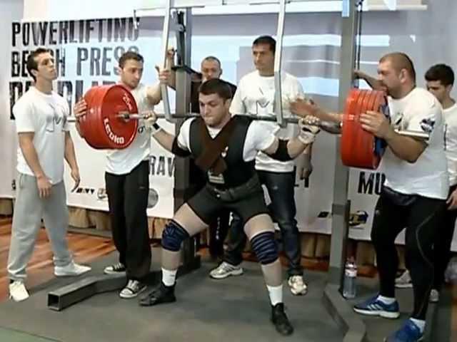 Hafiz Verdiyev squat 355kg. WPC European 06.06.2013, Vila do Conde, Portugal.