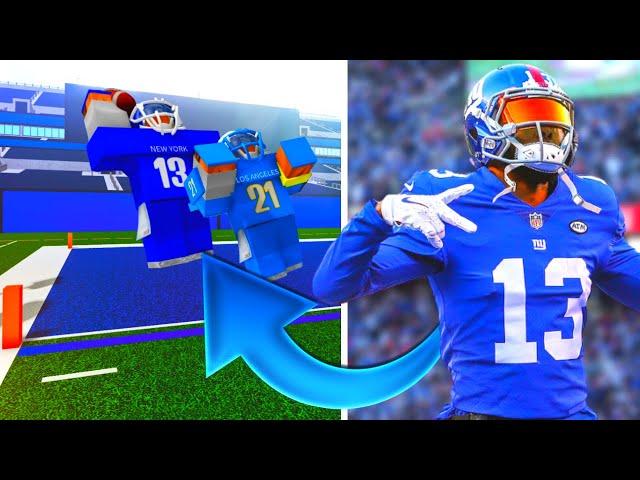 ODELL BECKHAM JR. TAKES OVER ROBLOX FOOTBALL FUSION!