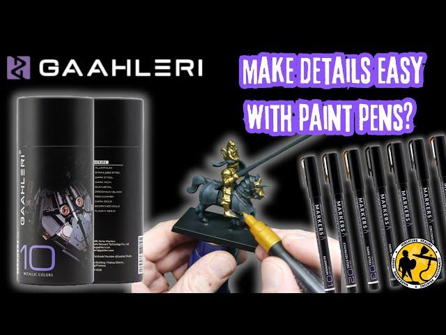 Hobby Tools | Gaaheri Metallic Acrylic Ink Colour Markers For Miniatures | Review