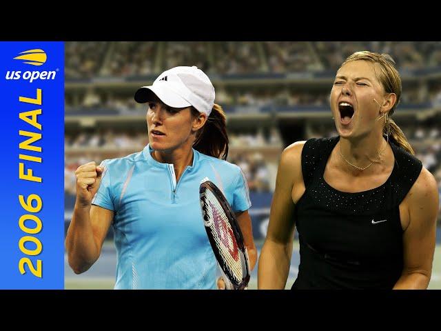 Justine Henin vs Maria Sharapova Full Match | US Open 2006 Final