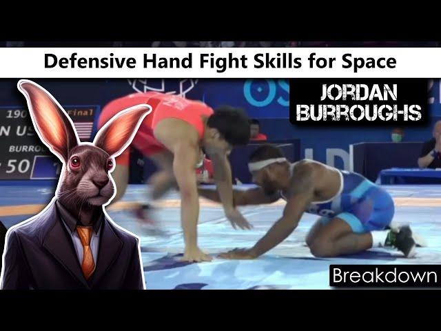 Clearing Ties and Defensive Handfight Tactics for Wrestling in Space - Jordan Burroughs