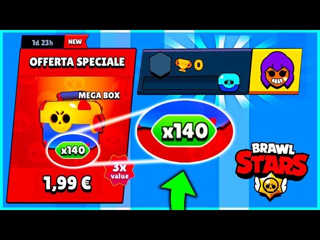  140 MEGA CASSE su ACCOUNT a 0 COPPE a 1,99 €  | Brawl Stars ITA