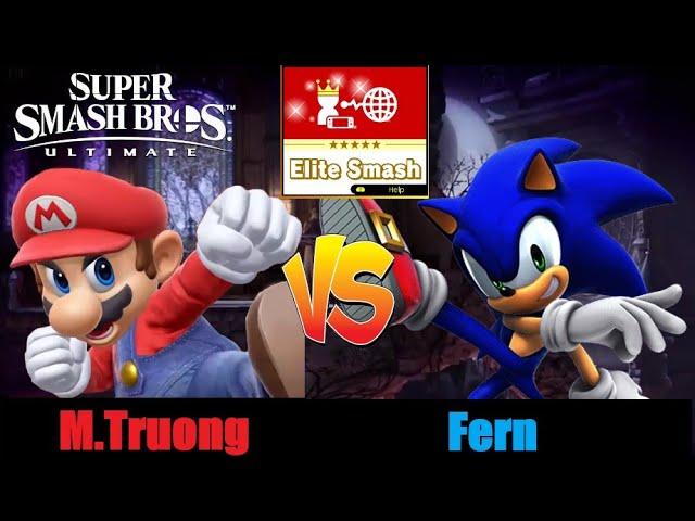 M.Truong (Mario) Vs. Fern (Sonic): Super Smash Bros. Ultimate - Online Matches 287