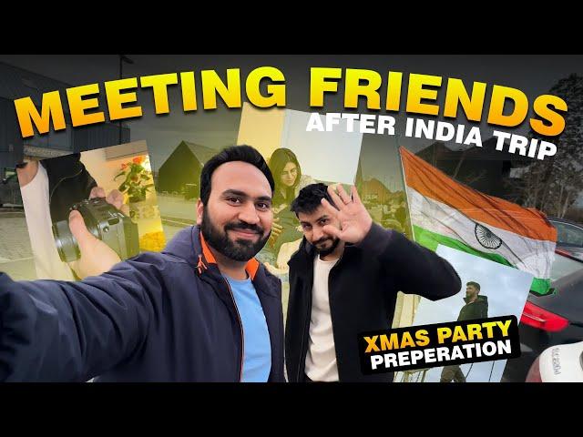 Meeting Our UK Friends After INDIA Trip | Christmas Planning In UK | Indian Youtuber In England