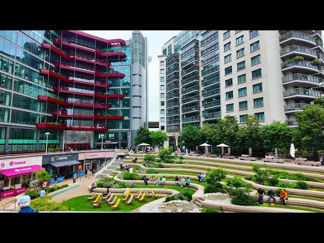 [4K] Canary Wharf | Paddington Central | London Walking Tour