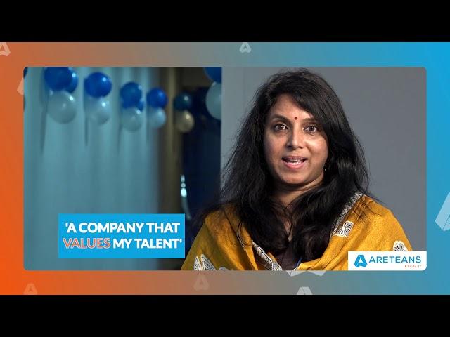 A Company That Values My Talent- Hear it from Anjana Menon | Areteans - All Things Pega.