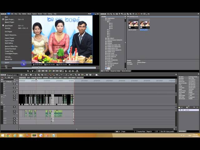 Edius Export HD for youtube Small size (HD 1920x1080)