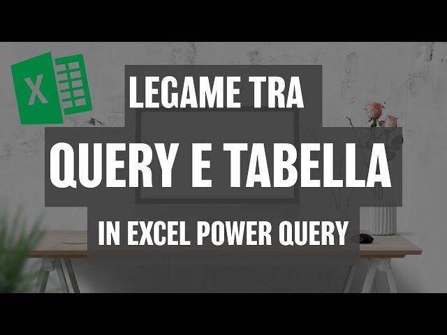 Legame tra query e tabella in Excel Power Query #5 - Macraris|LapaConsult