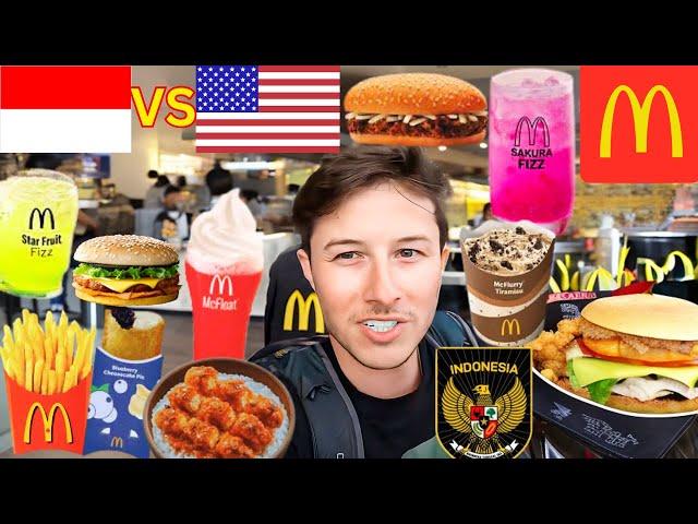 Indonesian McDonald's is WAY Better Than American | SHOCKED 