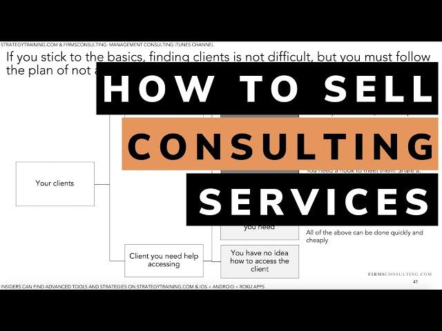 How to sell consulting services | secrets to selling high priced consulting services