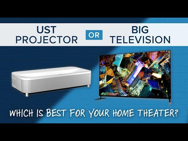 Short Throw Projector vs Big TV  Which is better for YOUR Home Theater? TV vs Laser TV Showdown!