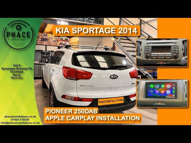 KIA SPORTAGE 2014 - PIONEER APPLE CARPLAY STEREO UPGRADE FROM PHACE INSTALLATIONS