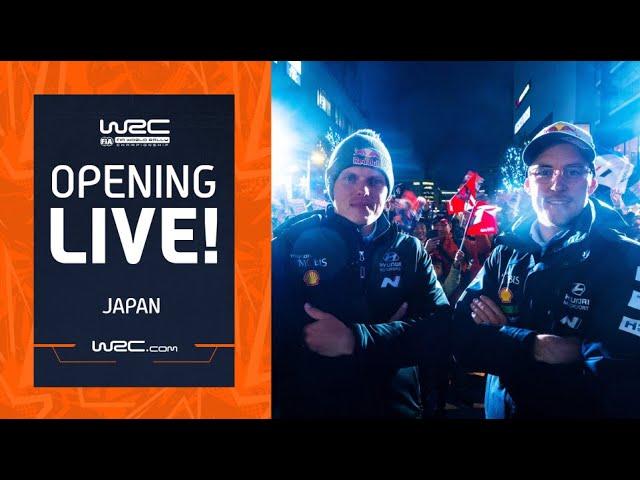  Opening Ceremony LIVE | WRC FORUM8 Rally Japan 2024