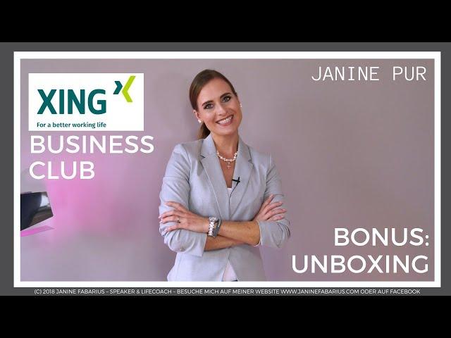 Keynote Speaker Janine Fabarius hält eine Rede beim XING Business Club - Vortrag / Motivation