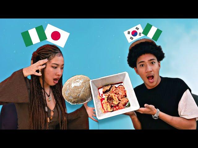 Mukbang: Trying Amala with my Mixed Asian Friend / Q and A