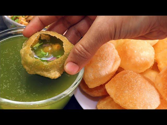 Perfect Pani Puri Recipe A-Z | ఇంట్లోనే పానీ పూరి ఇలా సింపుల్ గా చేస్కోండి | Golgappa | Panipuri