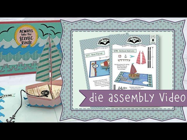 Karen Burniston Die 1278 Sailboat Add-ons Assembly