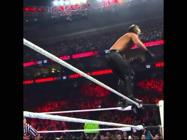 Seth Rollins Phoenix Splash - Royal Rumble 2015