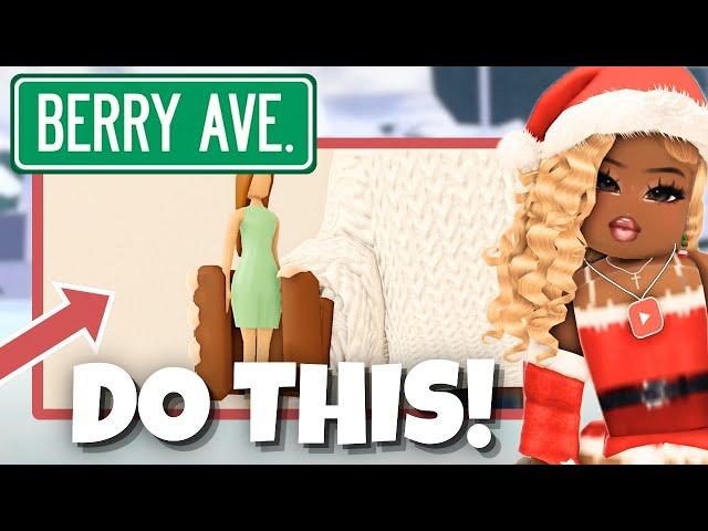 DO THIS BEFORE THE BERRY AVENUE CHRISTMAS UPDATE 2024!