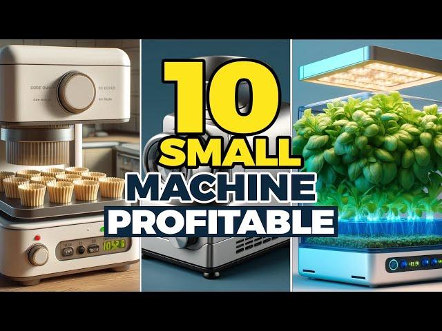 10 PROFITABLE SMALL IDEAS 2024 | Innovate Your Mini Factory with Key Machines