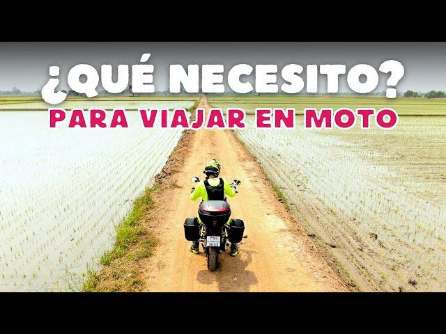 ¿Qué LLEVAR en tu VIAJE EN MOTO? 10+1 Accesorios IMPORTANTES