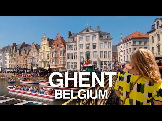 [4K] GHENT, BELGIUM WALKING TOUR - Historic Centre