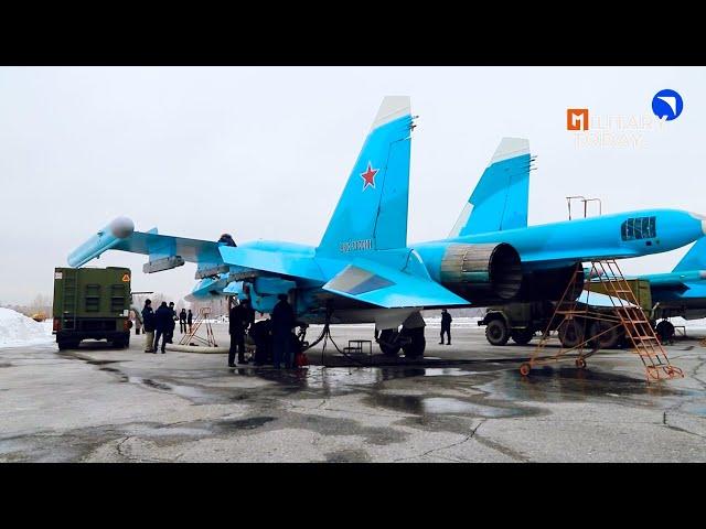 Finally !! Russia Receives New Batch Fighter-Bombers - Sukhoi Su-34