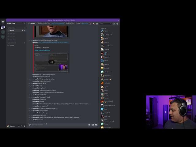 Daniel Robbins Live Stream