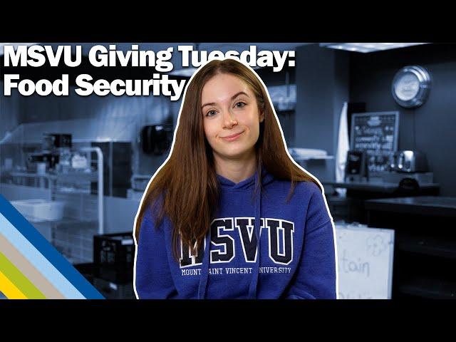 MSVU Giving Tuesday: Food Security