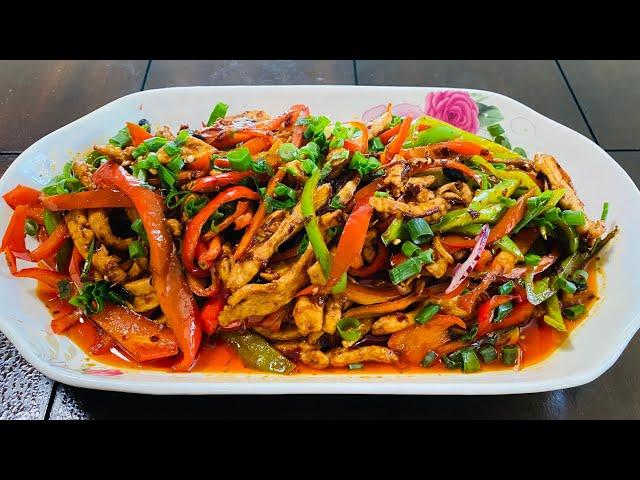 【小炒. 麻辣鸡丝】Spicy Shredded Chicken