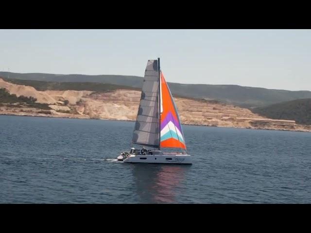 Sailing to Uvala Lovrecina, Brac