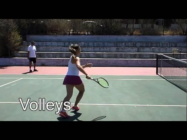 Aspasia Avgeri   College tennis recruiting video