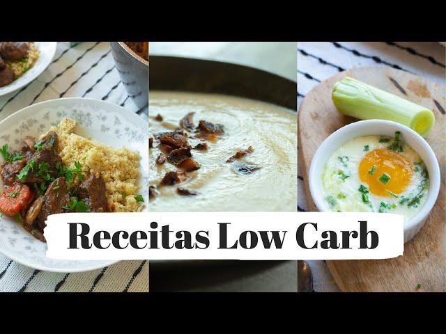 CAFÉ, ALMOÇO E JANTAR LOW CARB | Receitas Low Carb | MARINA MORAIS