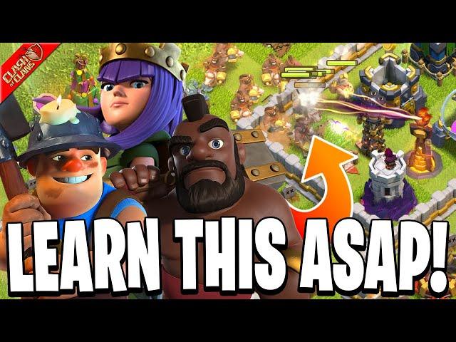 Learn Queen Charge Hybrid ASAP for More 3 STARS In Clash Of Clans