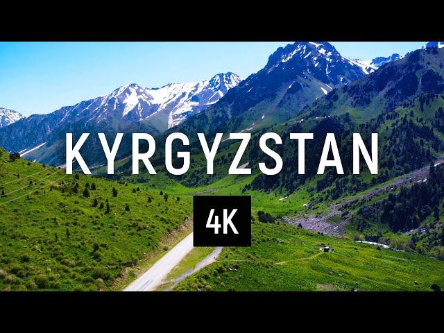 Кыргызстан (Киргизия) в 4К - Природа Киргизии -  4K Drone - Красивейшая страна для путешествий