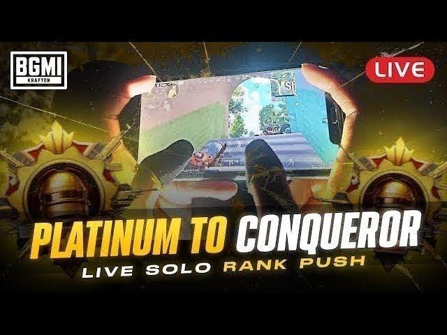 Platinum To Conqueror Rank Push Live#bgmilive #bgmishorts #bgmihighlights #shorts 