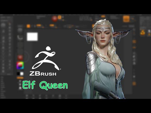 | Zbrush Timelapse | Creating an Elf character in Zbrush