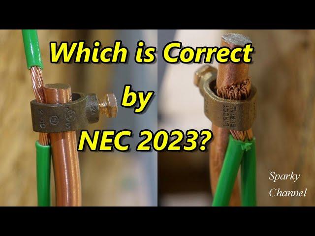 Which is Correct by NEC 2023?