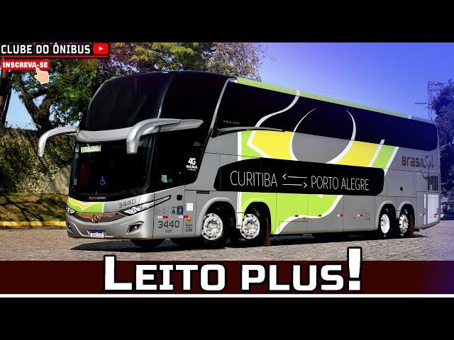 MELHOR QUE AVIÃO?? CONHEÇA O ÔNIBUS DE DOIS ANDARES DA BRASIL SUL | SERVIÇO LEITO  PLUS